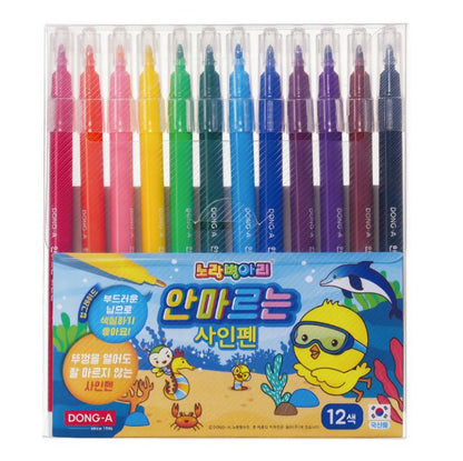 NO DRY 12 COLOR MARKERS