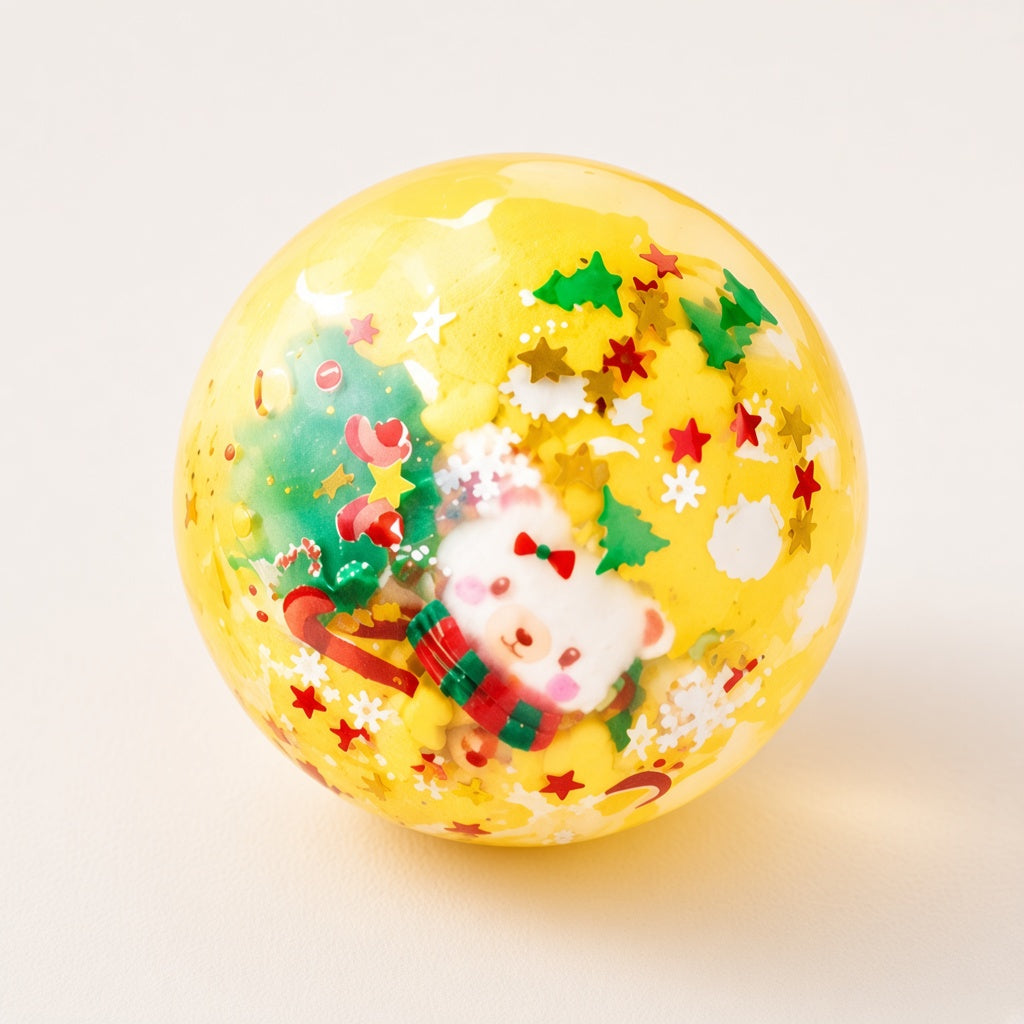 (46) CHRISTMAS CRUNCHY BALL SQUISHY