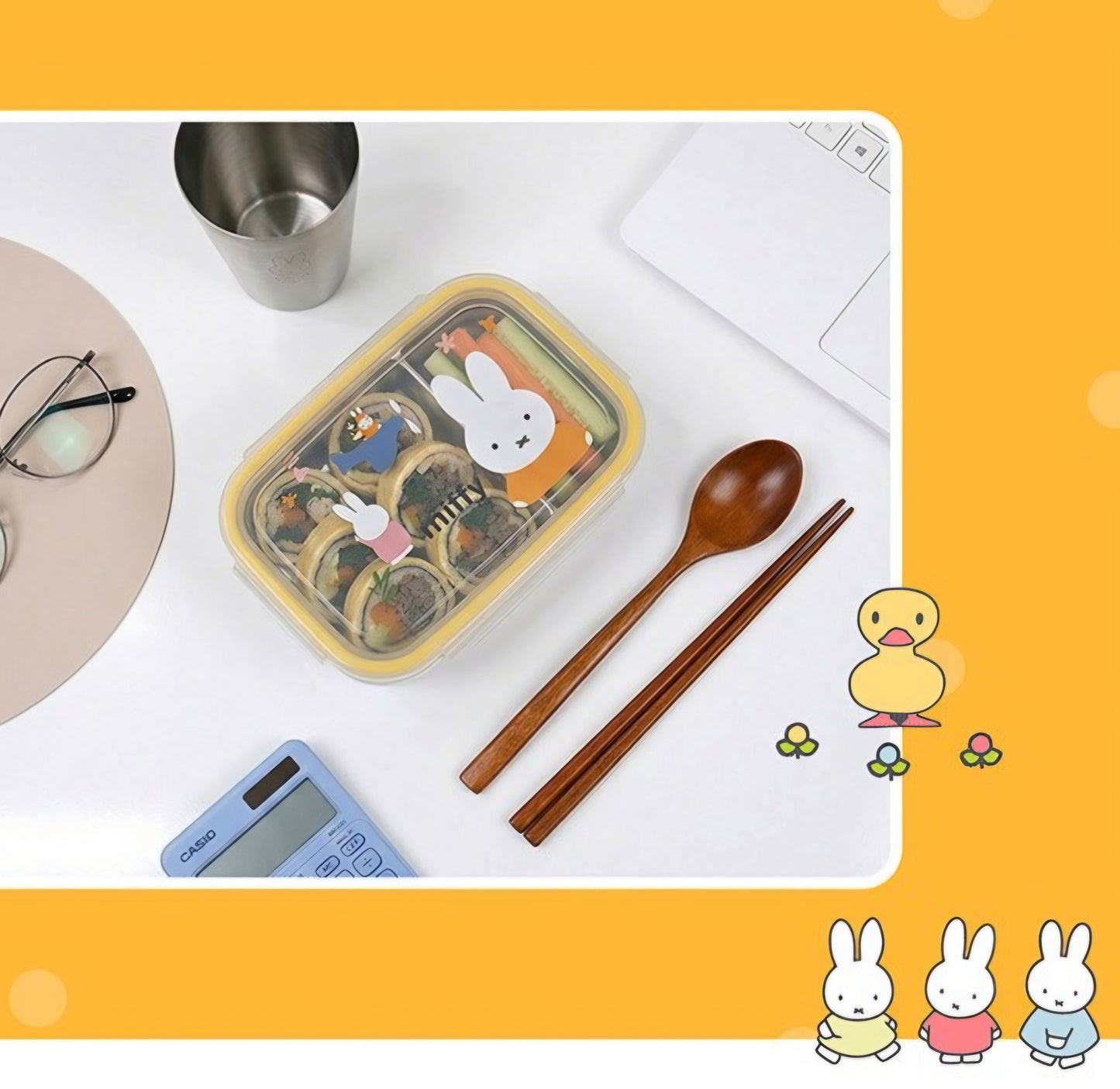 MIFFY 2 SECTION BENTO