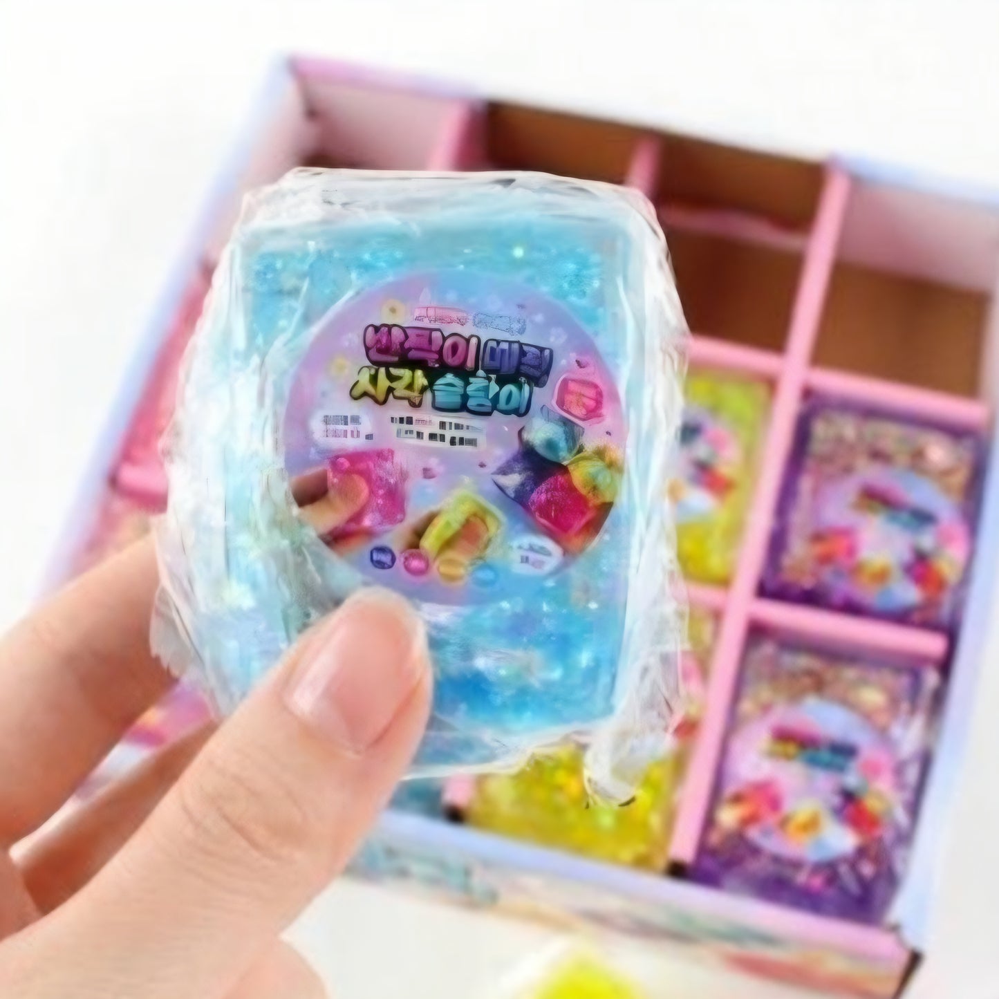 ICE CUBE GLITTER SQUISHY