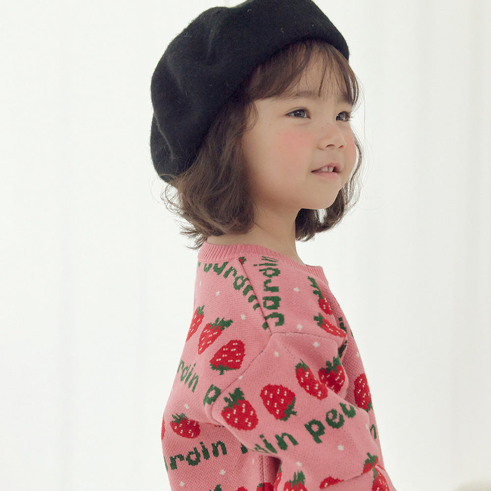 [PREORDER] PETIT JARDIN PINK KNIT SET