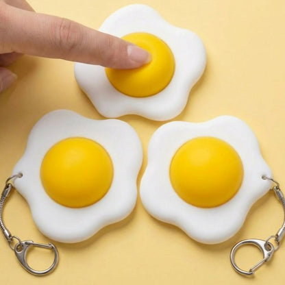 EGG FRY CLICKER KEYRING