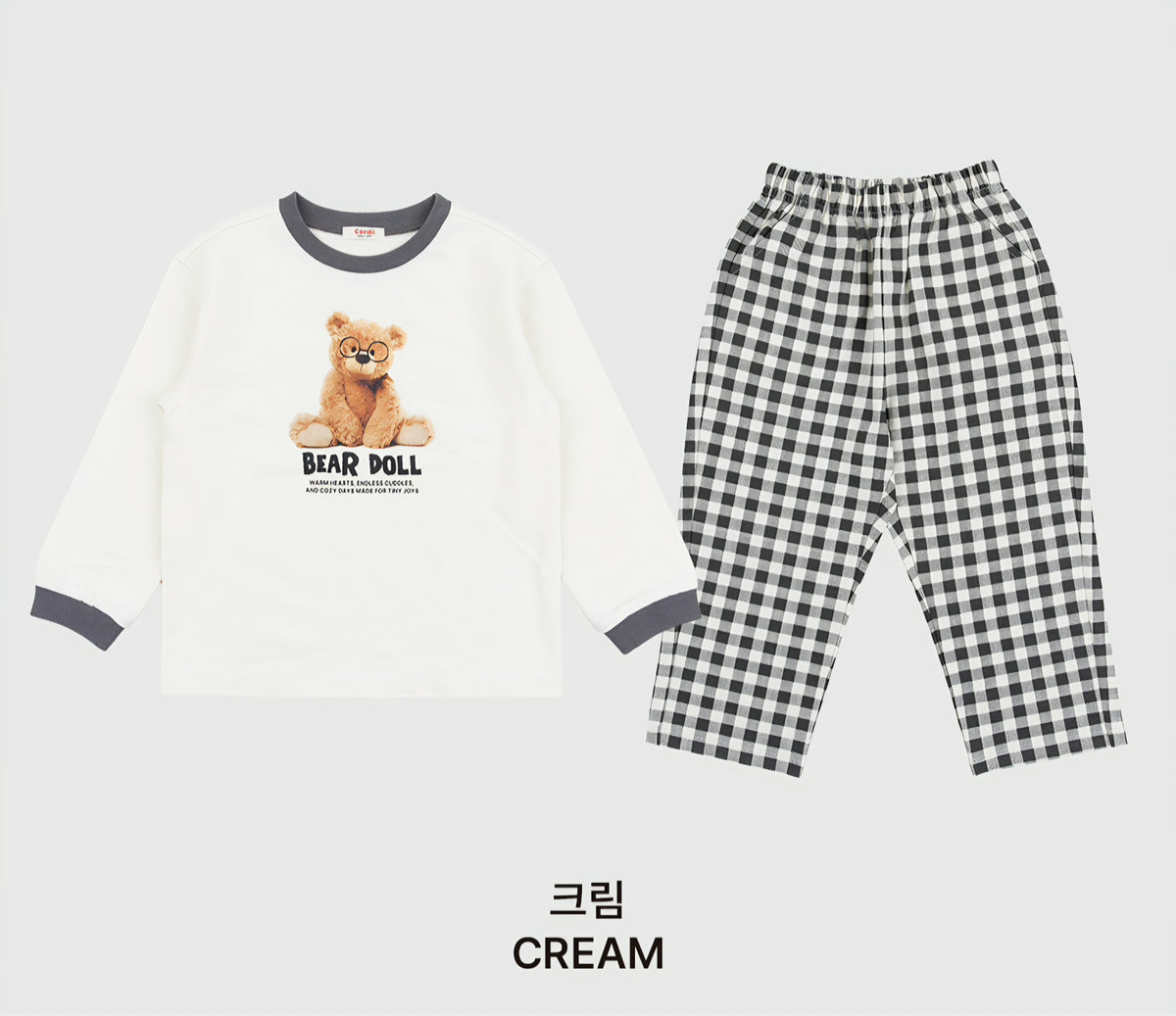 [PREORDER] BEAR DOLL TWO-PIECE SET