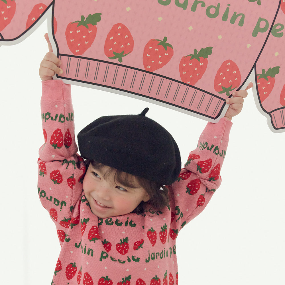 [PREORDER] PETIT JARDIN PINK KNIT SET