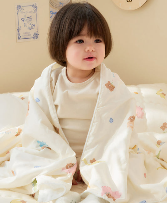 LOVE DINO MODAL COTTON BLANKET