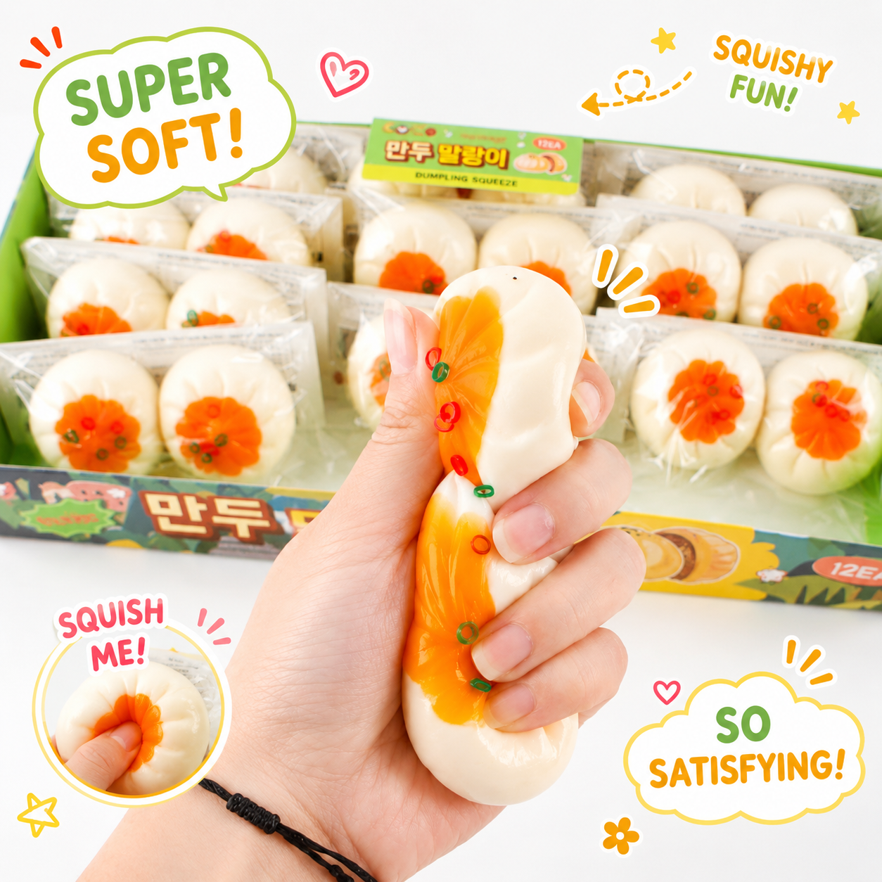 DUMPLING MOCHI 2PC SQUISHY