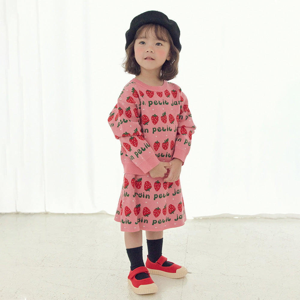 [PREORDER] PETIT JARDIN PINK KNIT SET