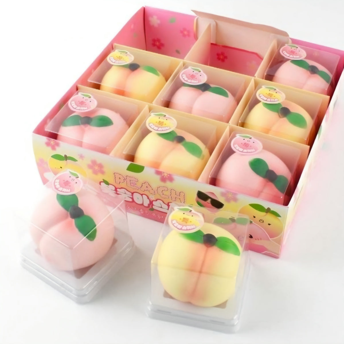 (25) PEACH SLOW RISE SQUISHY