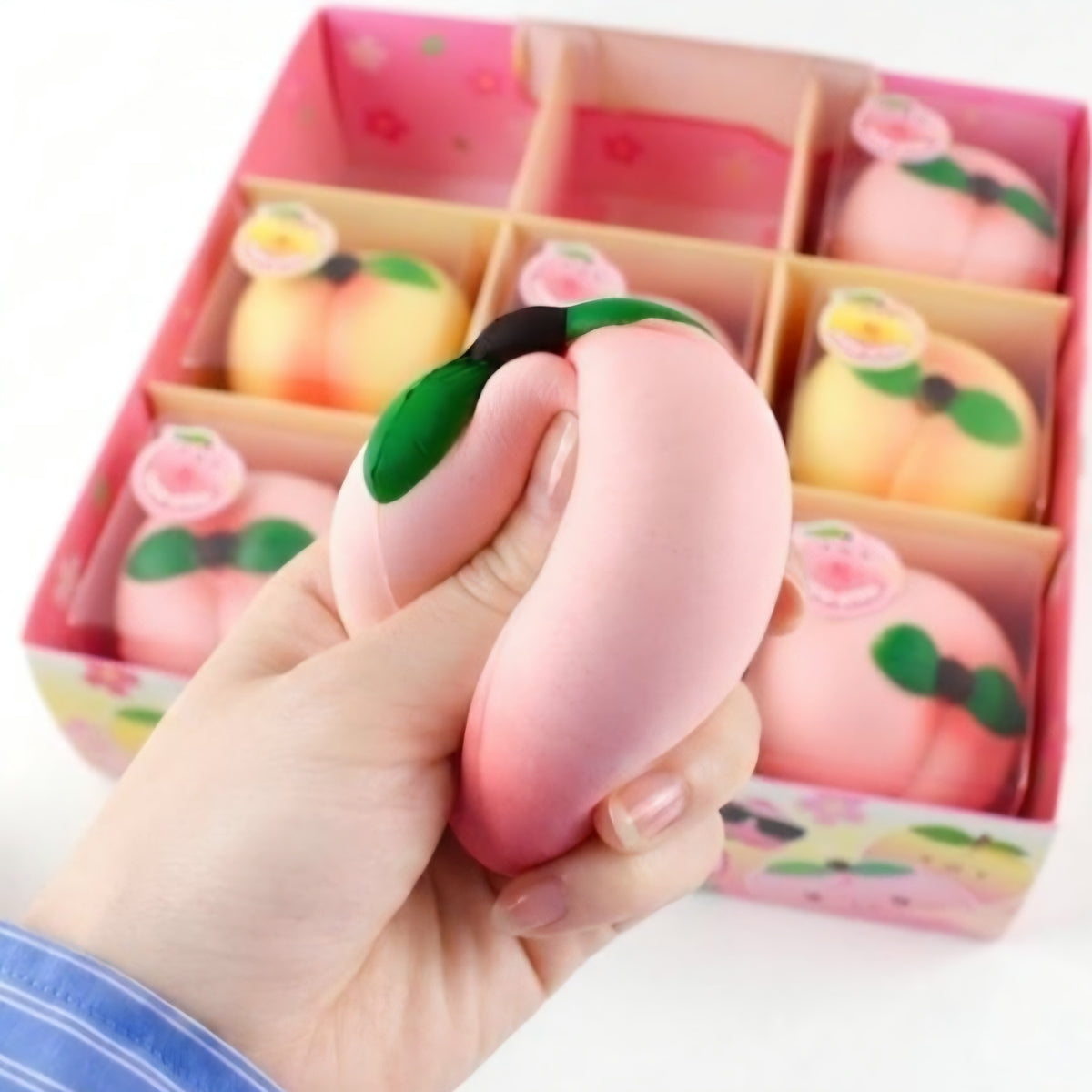 (25) PEACH SLOW RISE SQUISHY