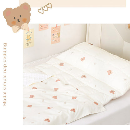 HEART BEAR NAP BEDDING SET