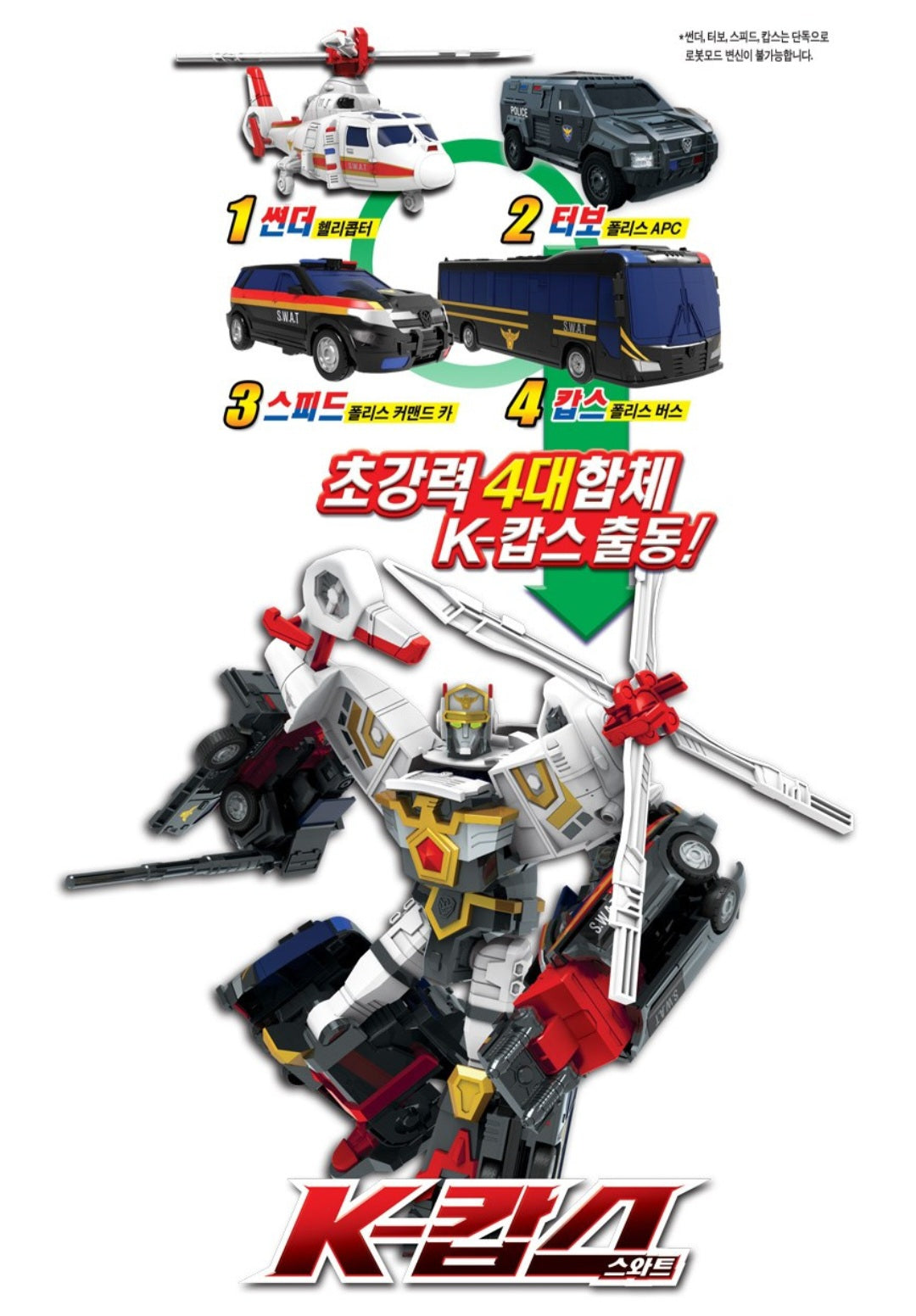 HELLO CARBOT K COPS & TRU SET