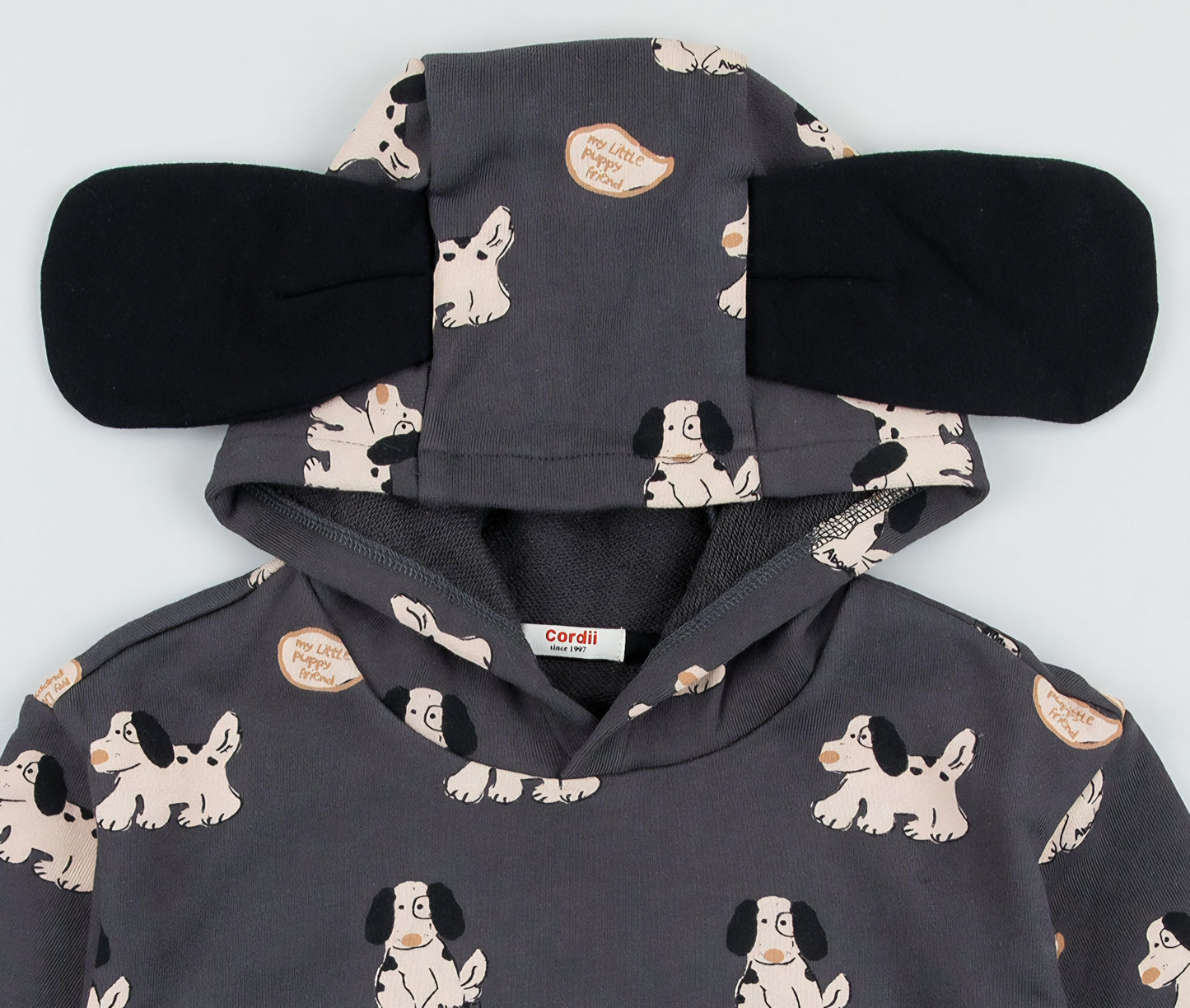 [PREORDER] WALKING PUPPY HOODED TOP BOTTOM SET