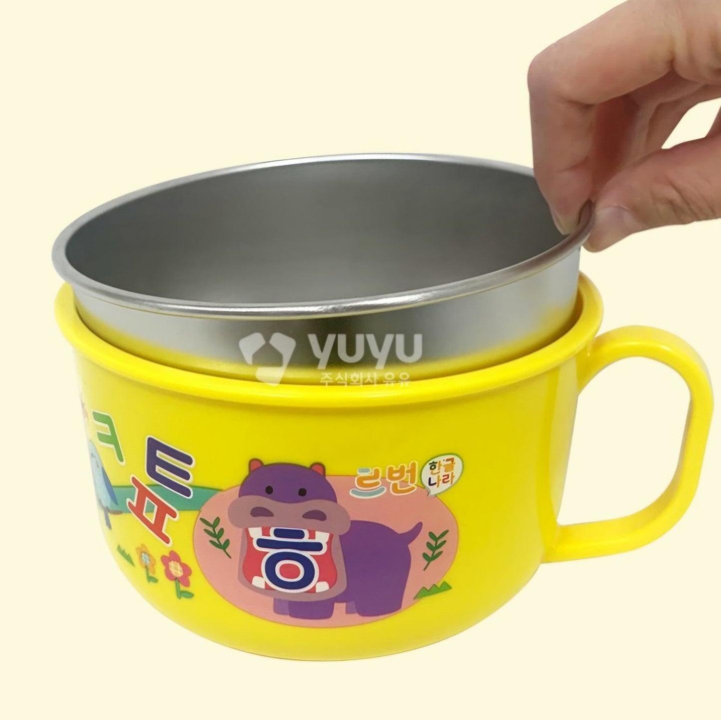 HANGUL WORLD PLATE BOWL SET