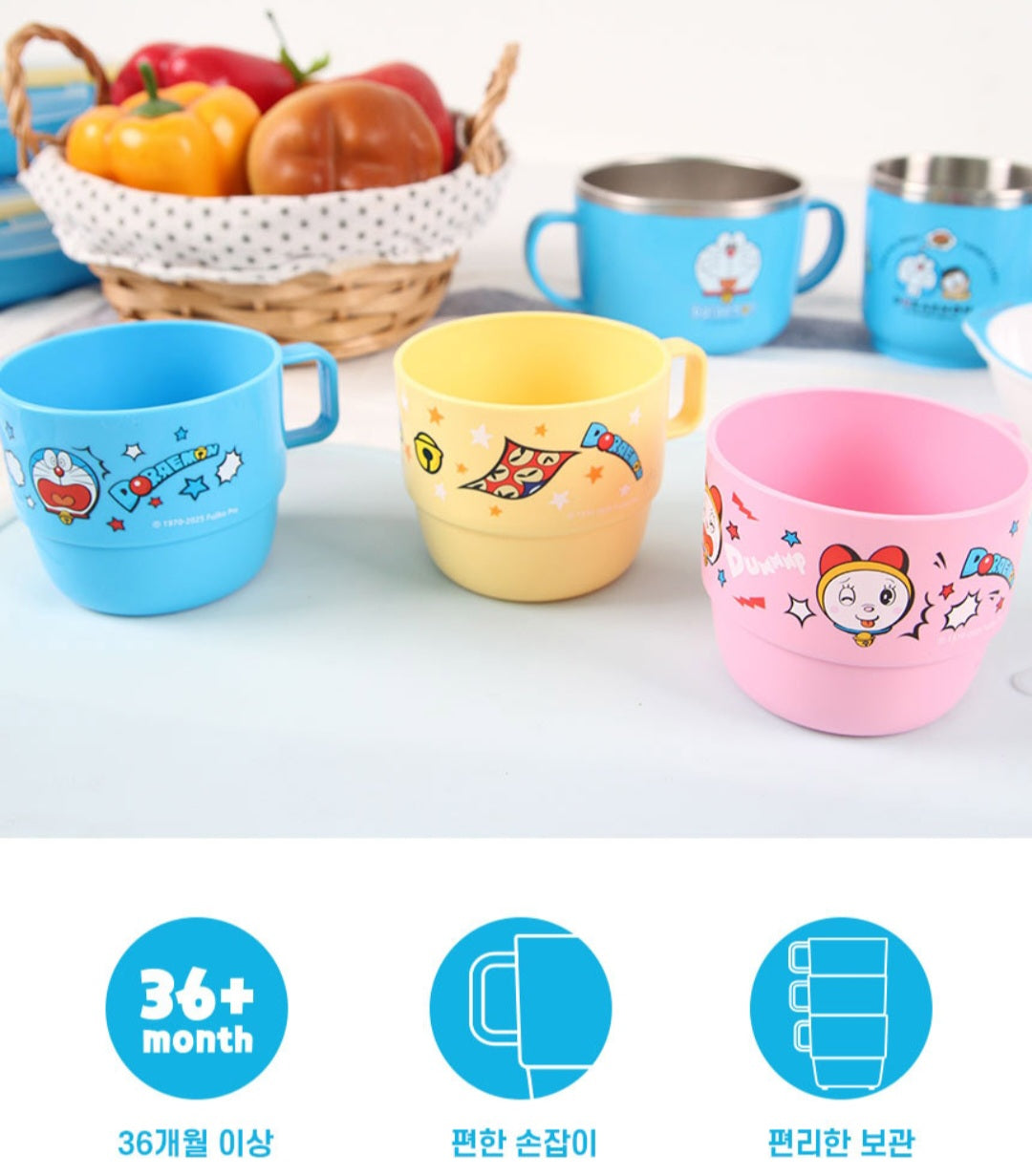 DORAEMON 3PC CUP SET