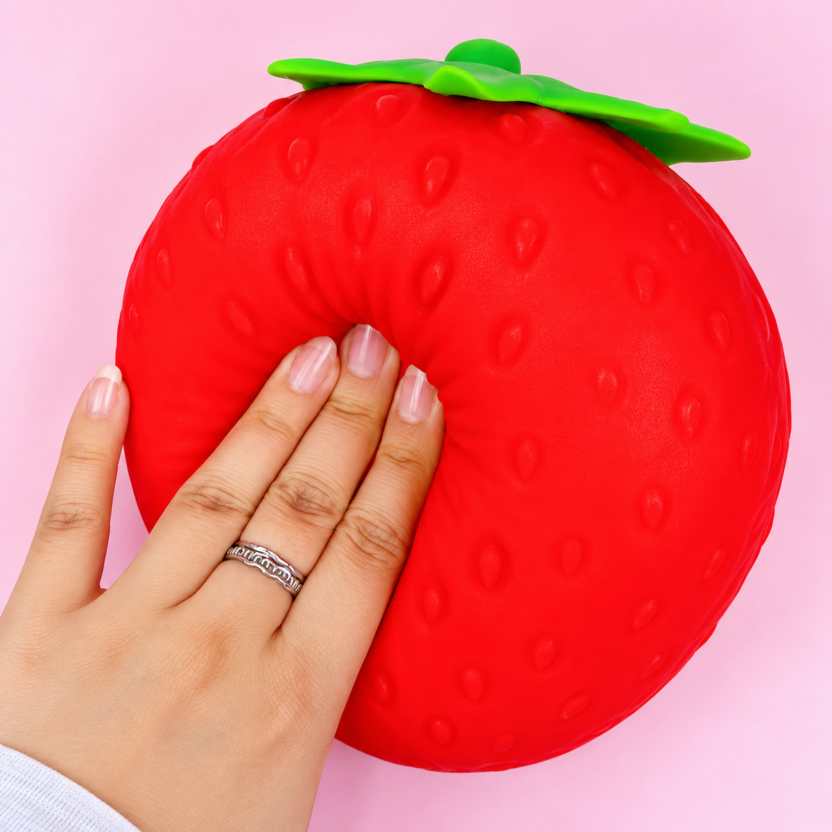 GIANT JUMBO STRAWBERRY SQUISHY
