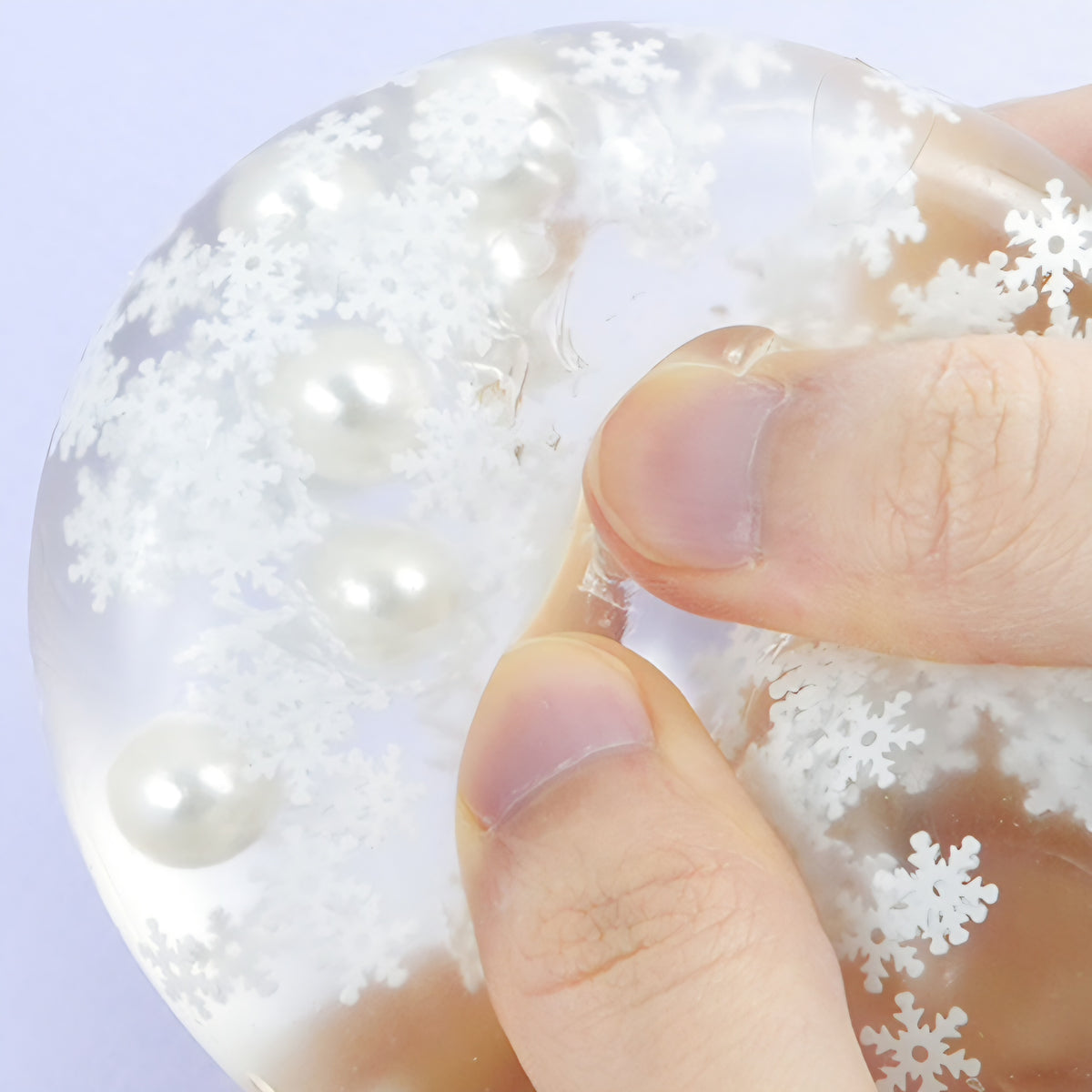 (43) SNOWFLAKE APPLE SQUISHY