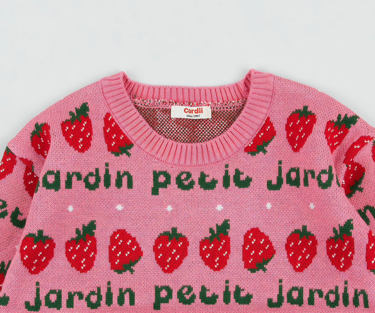 [PREORDER] PETIT JARDIN PINK KNIT SET