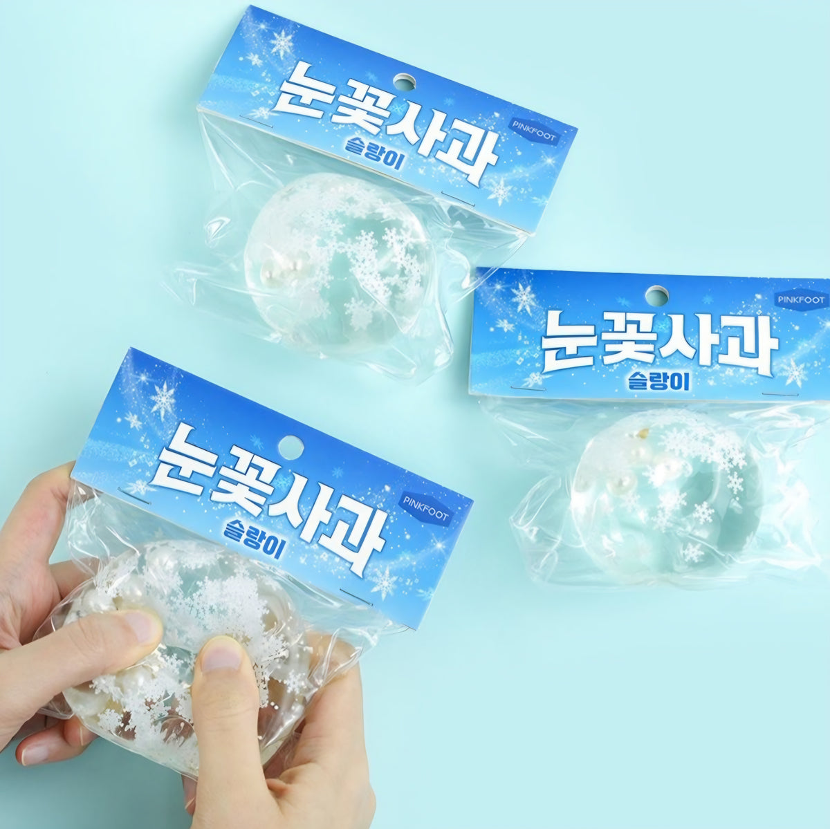 (43) SNOWFLAKE APPLE SQUISHY
