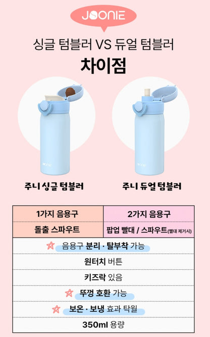 JOONIE STAINLESS DUAL TUMBLER