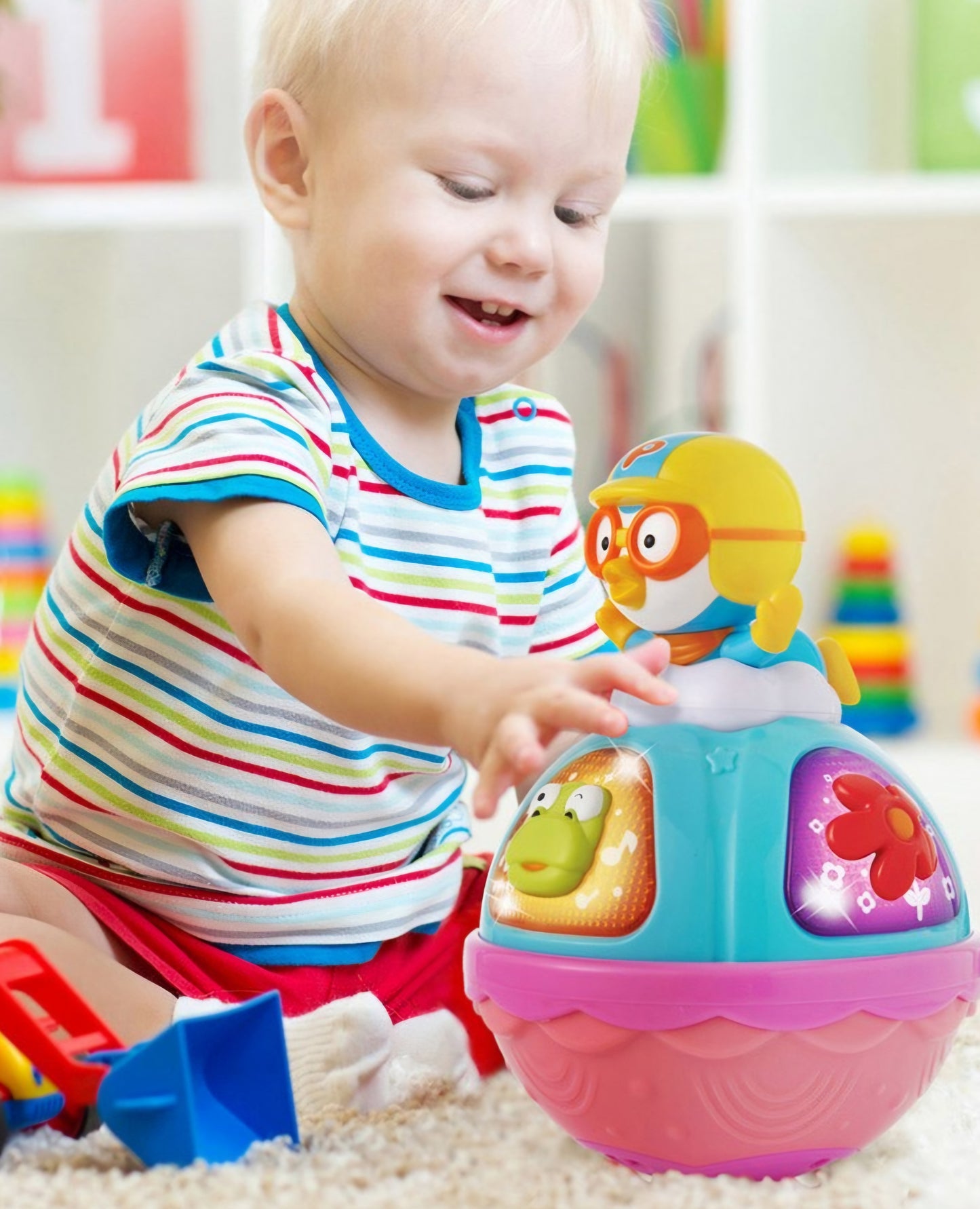 PORORO PEEKABOO WOBBLE TOY