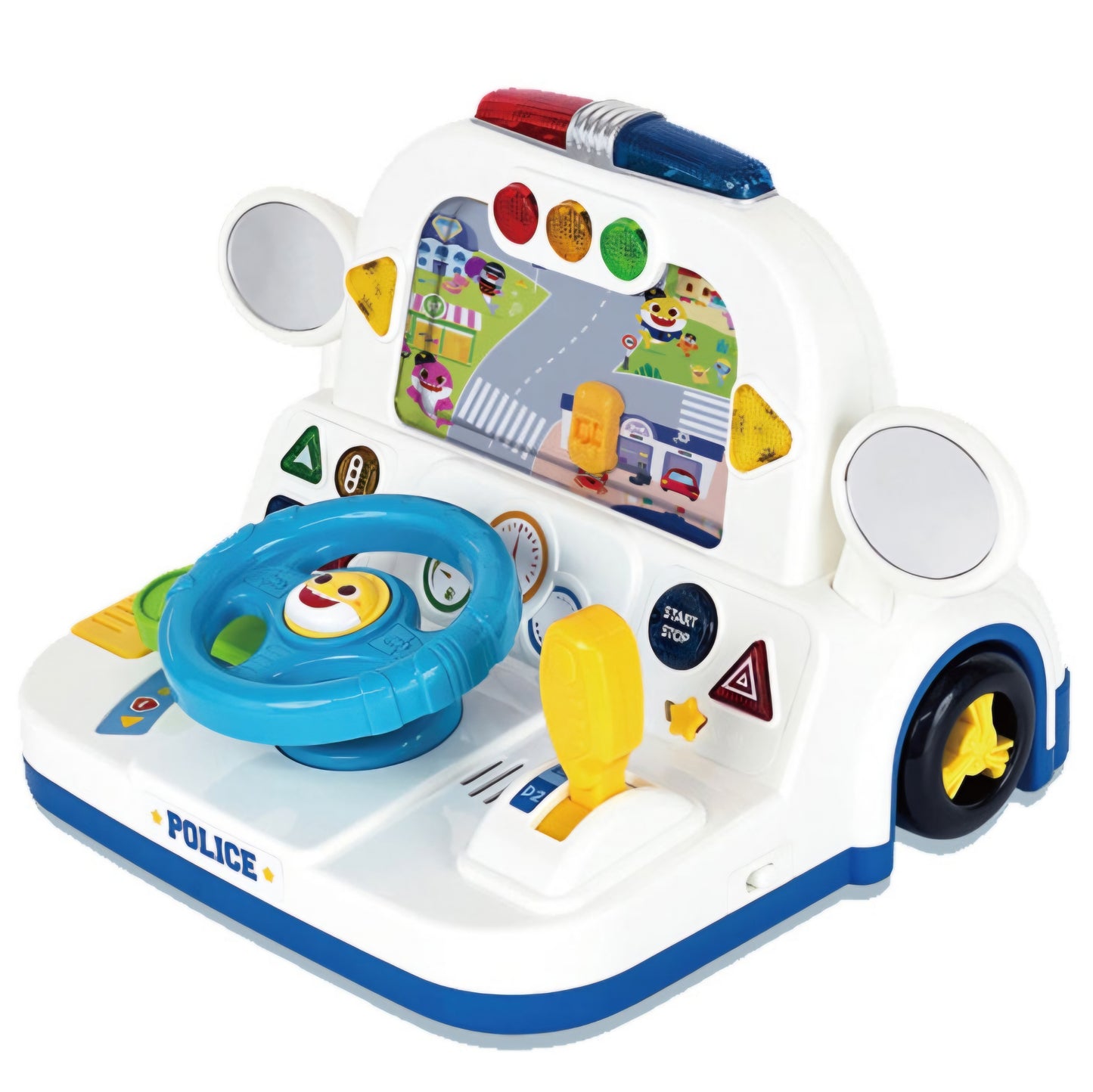 BABY SHARK POLICE NAVIGATION  DRIVING