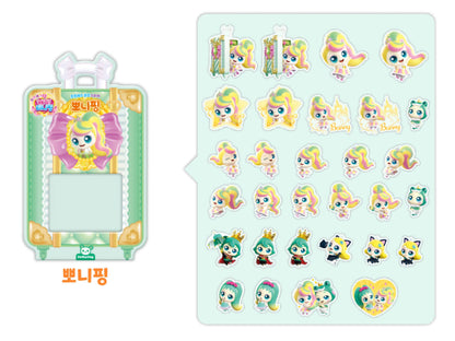 PRINCESS TEENIEPING CUBE STICKER 뽀니핑