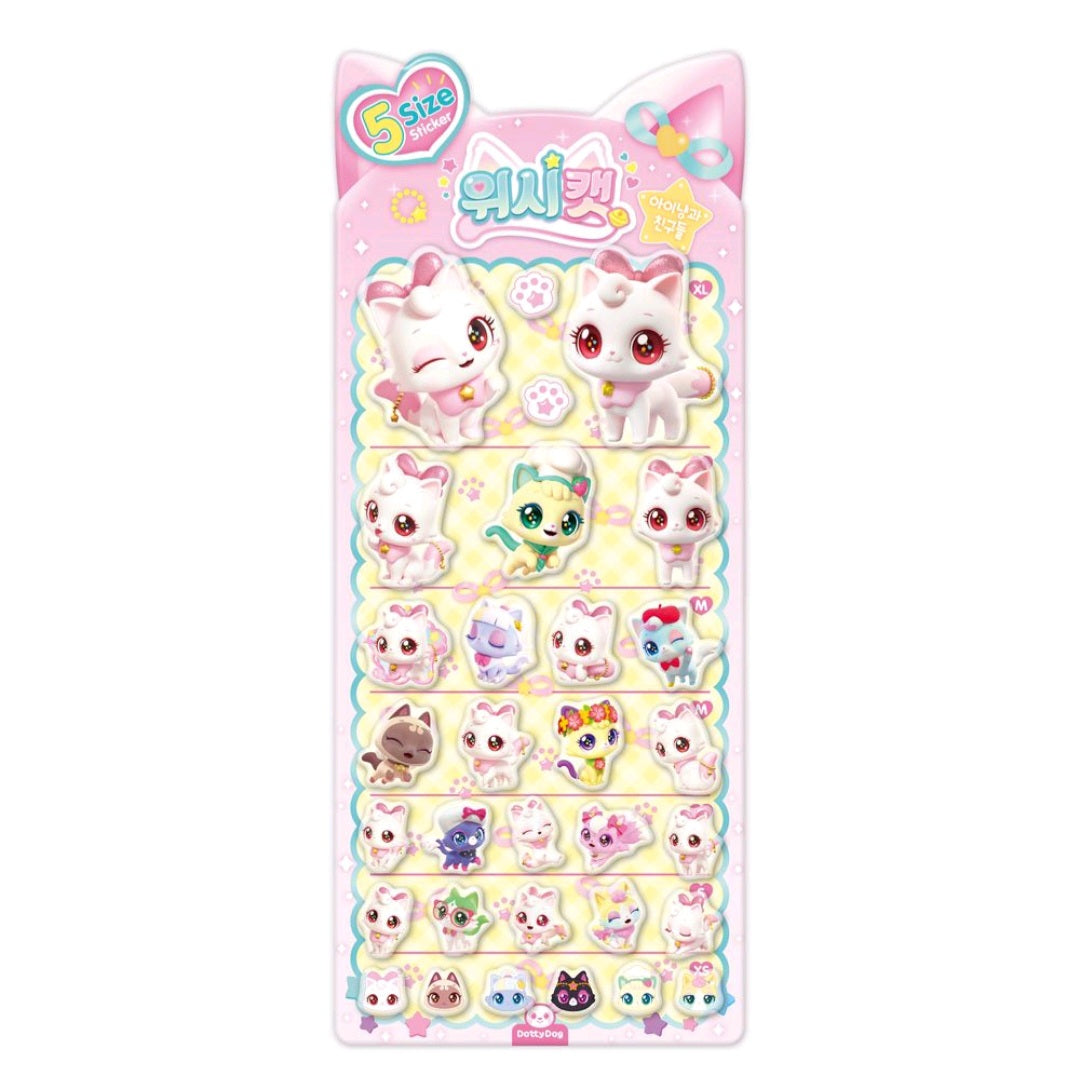 WISH CAT STICKERS - 아이냥