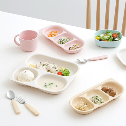 ECOZEN 3 SECTION SIDE DISH PLATE