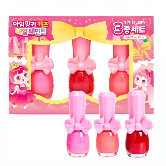PINKY 3 COLOR MANICURE SET