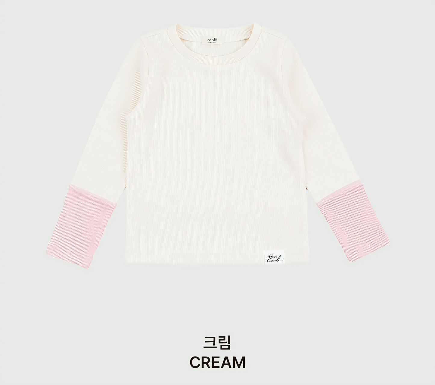 [PREORDER] OAT CONTRAST RIBBED T-SHIRT