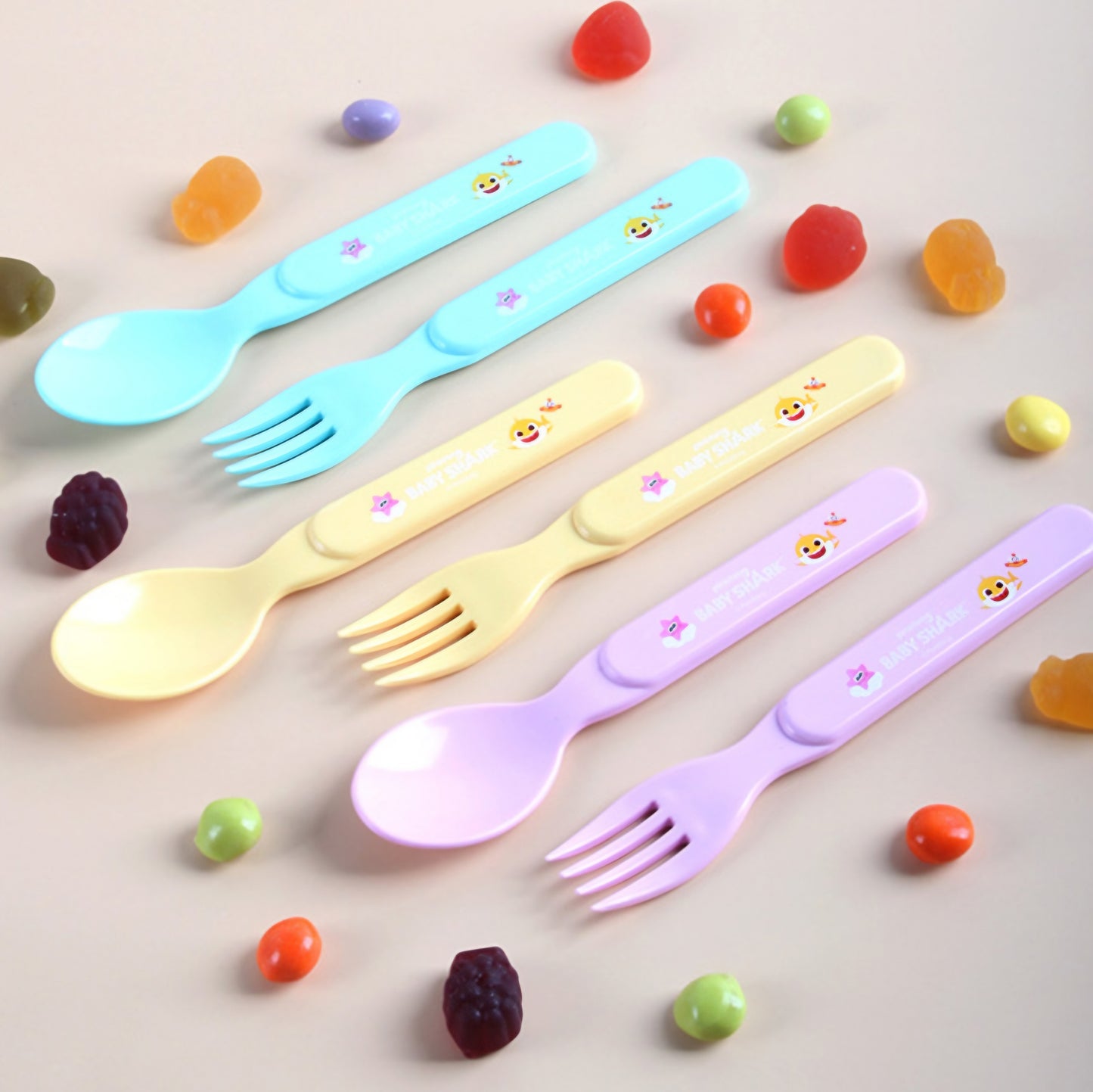 PINKFONG 6P UTENSILS