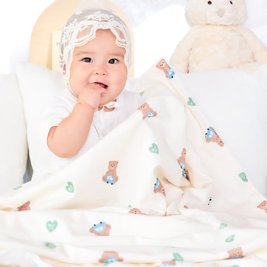 CING CING BEAR DOUBLE BLANKET