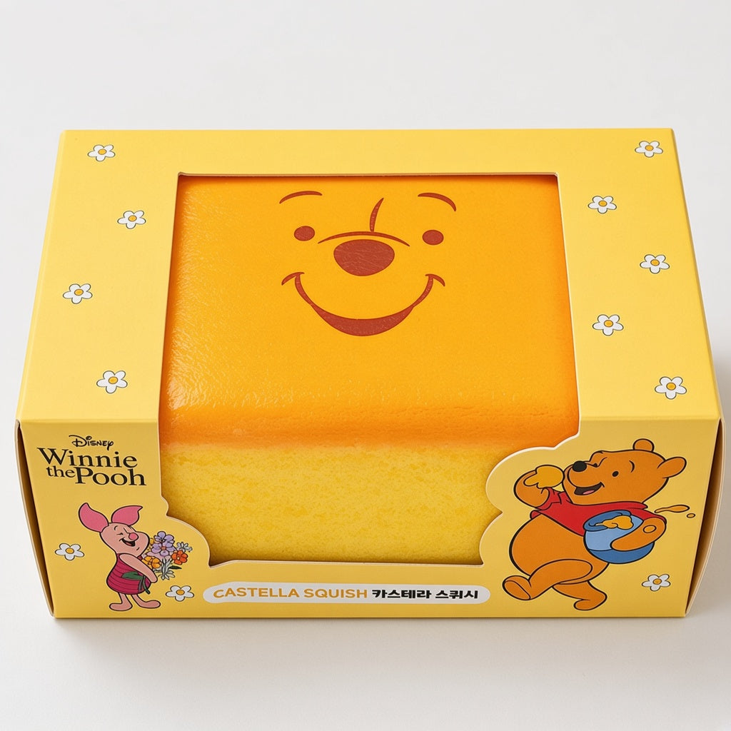 POOH BEAR CASTELLA CAKE SQUISHY