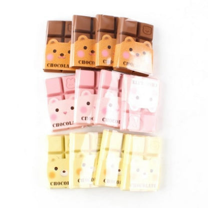 ANIMAL CHOCOLATE ERASER 2PC