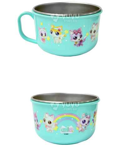 WISH CAT STAINLESS BOWL