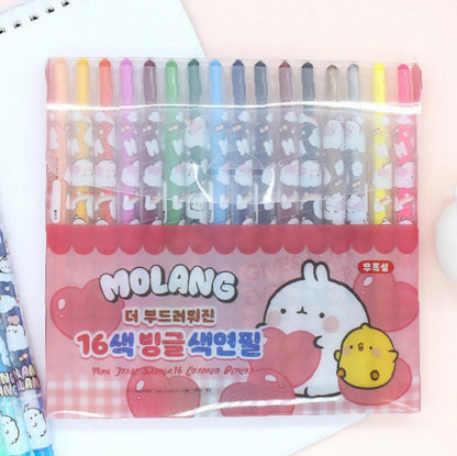 MOLANG 16 COLOR PENCIL