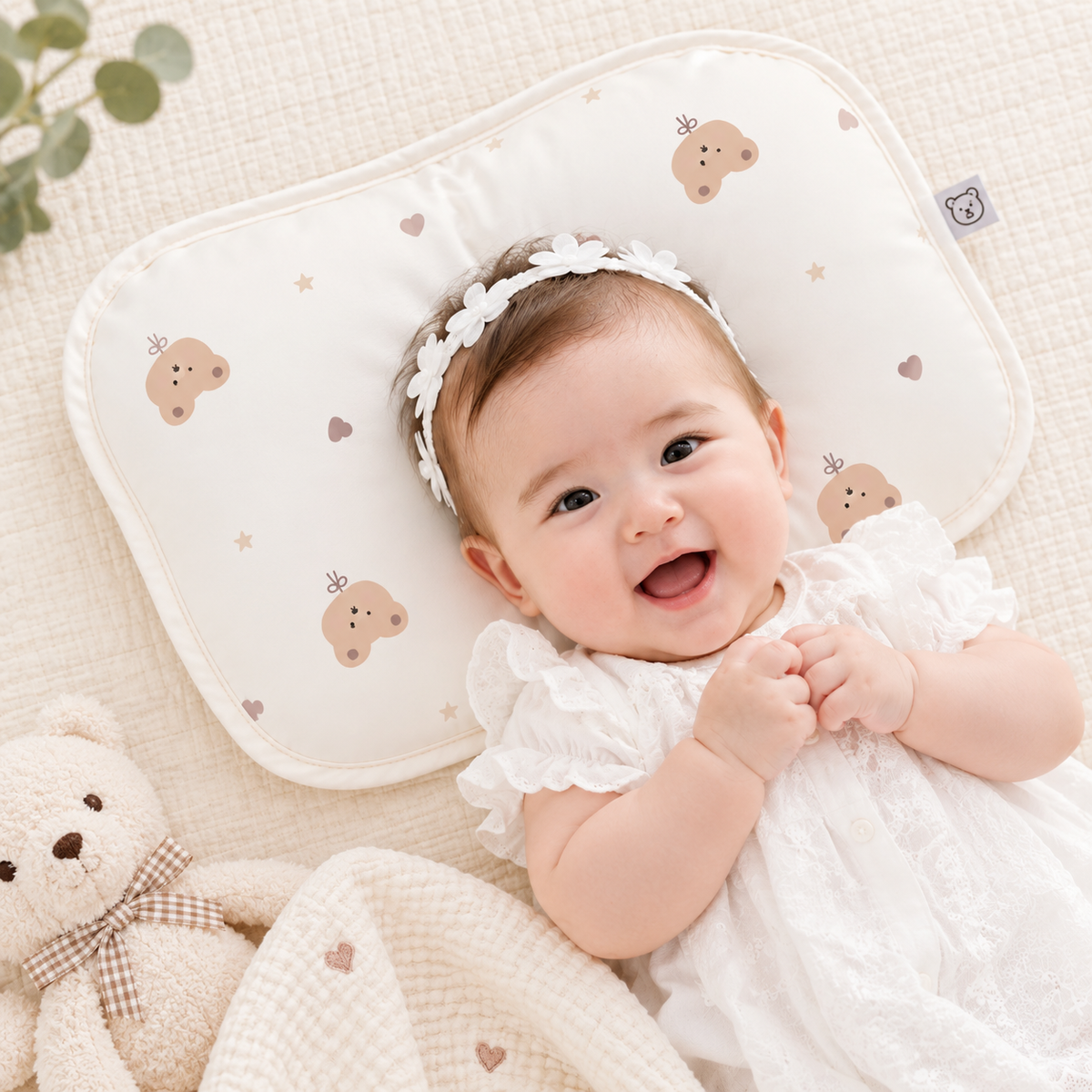 MINI BEAR INFANT PILLOW