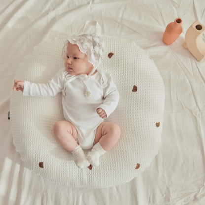 TEDDY WAFFLE AIR MESH BABY CUSHION