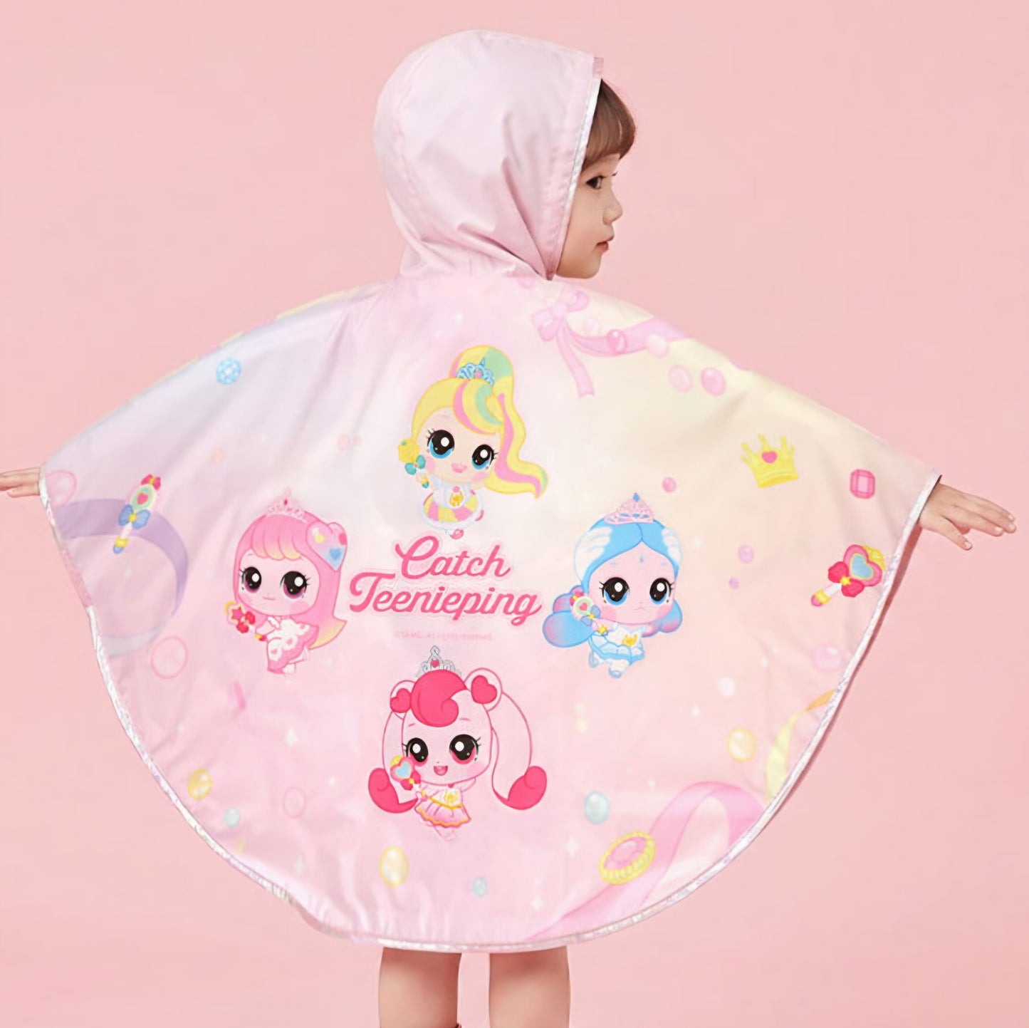 TEENIEPING RAINBOW RAIN PONCHO