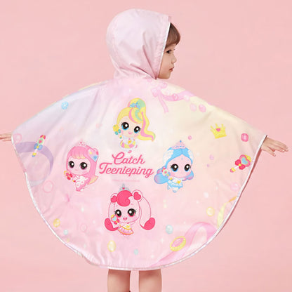 TEENIEPING RAINBOW RAIN PONCHO