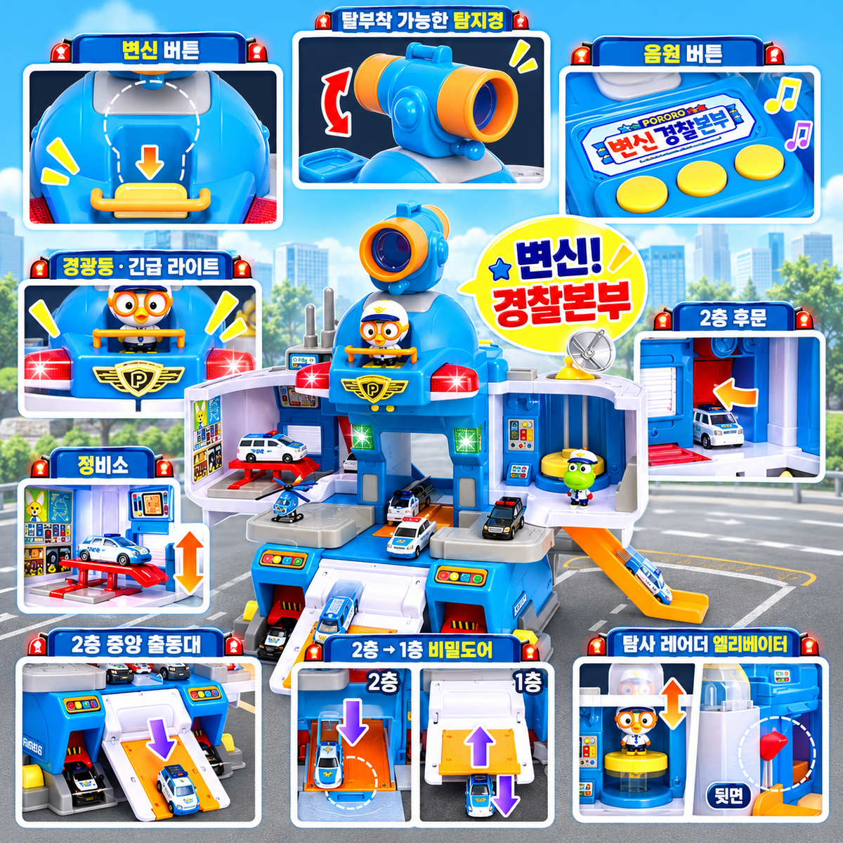 [PICK UP ONLY] PORORO POLICE HEADQUARTER SET