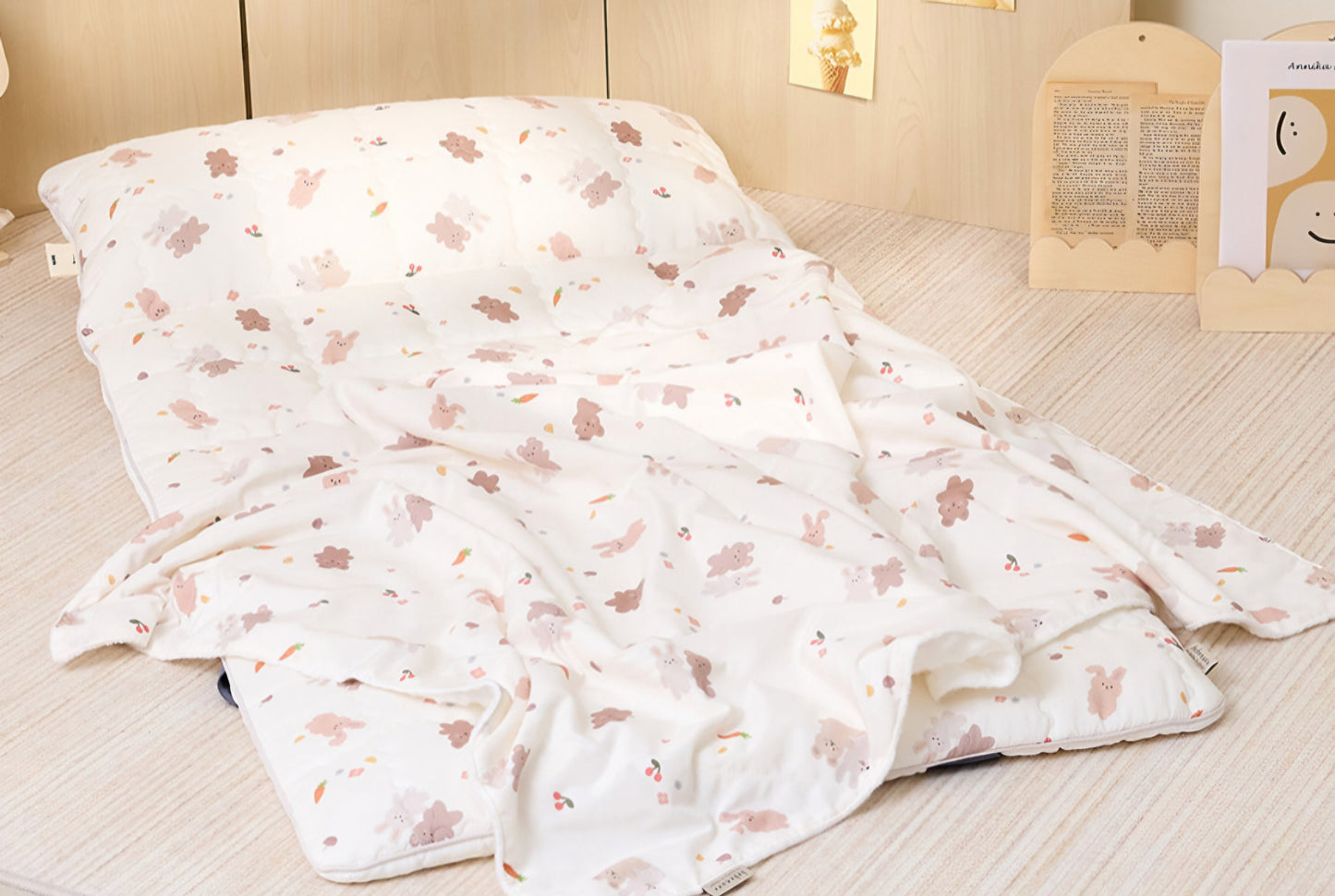 BEAR RABBIT MODAL RAYON NAP BEDDING SET