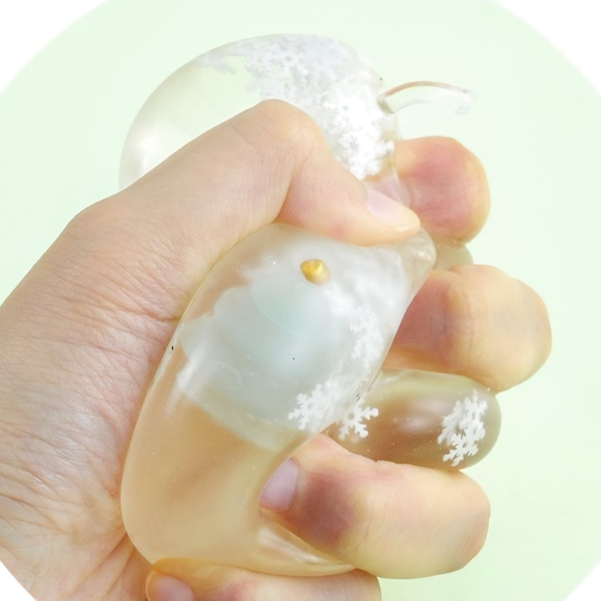 (43) SNOWFLAKE APPLE SQUISHY