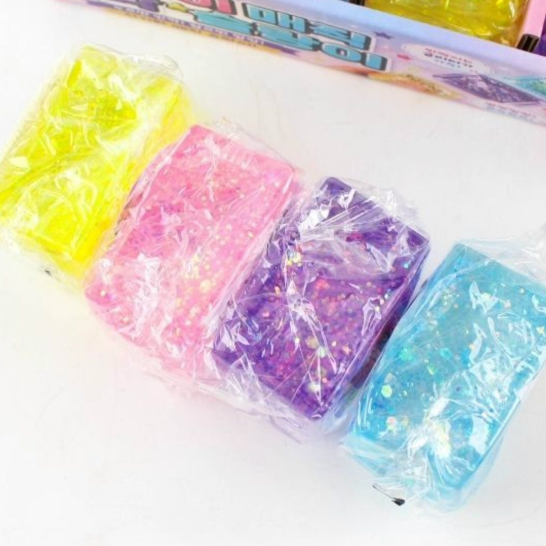 ICE CUBE GLITTER SQUISHY