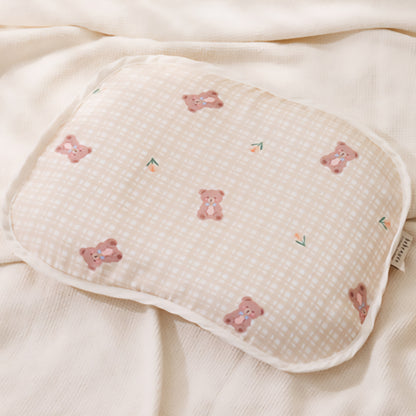 CHECK TEDDY INFANT PILLOW