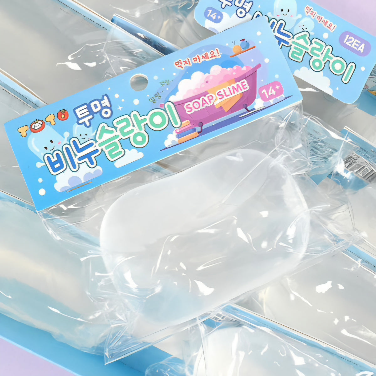 (53) TOTO CLEAR SOAP SQUISHY