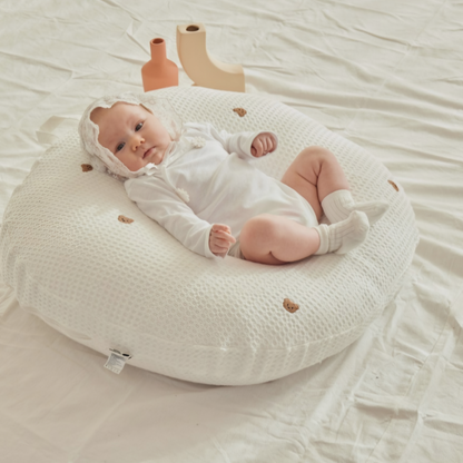 TEDDY WAFFLE AIR MESH BABY CUSHION